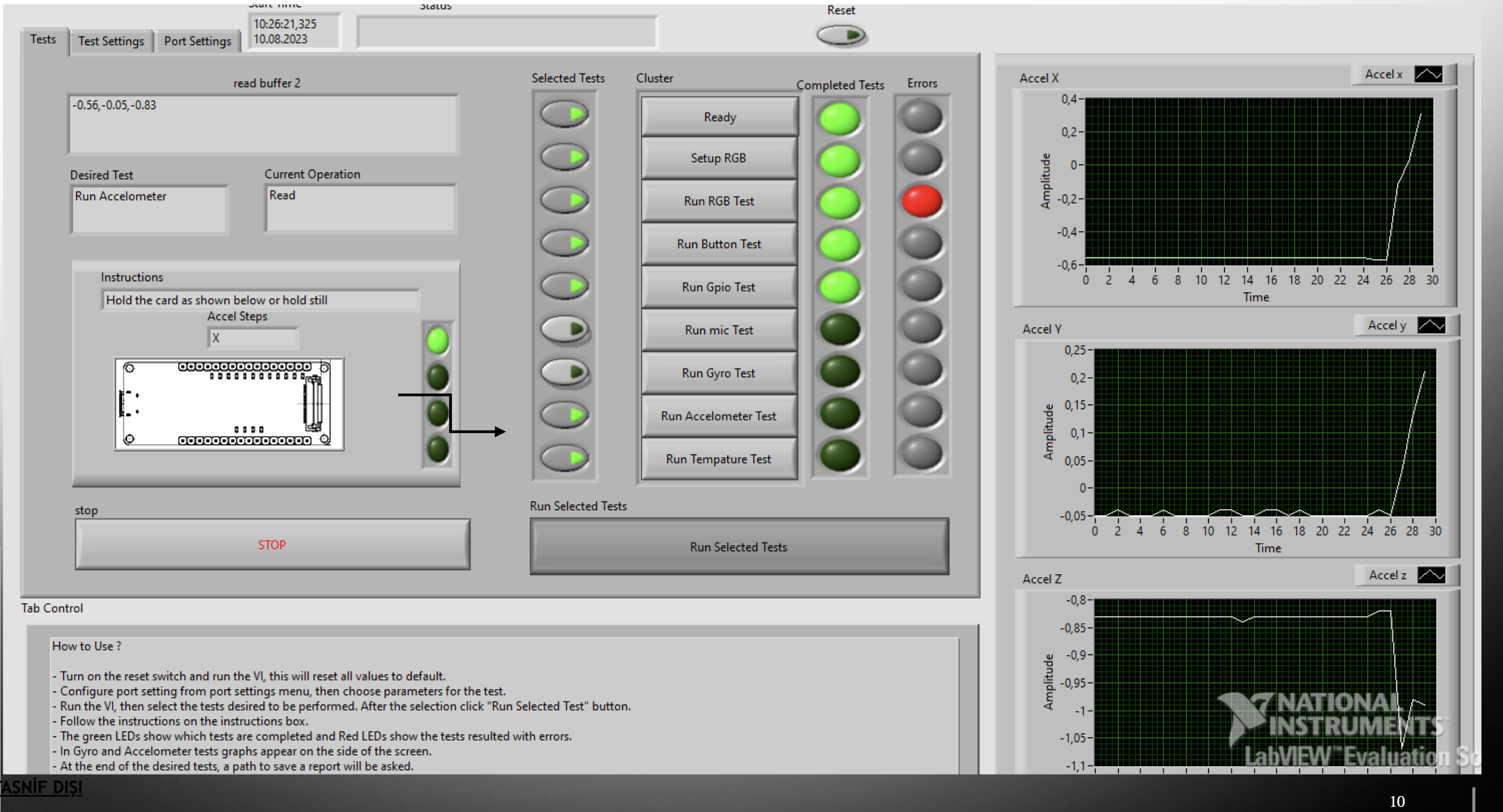 LabView ESP Test Setup Preview